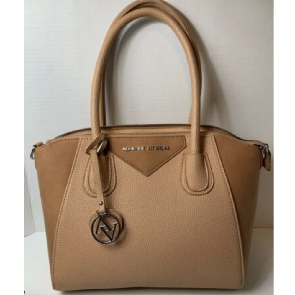 Adrienne Vittadini Satchel Tan On Tan Bag/Handbag